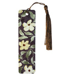 Whitney Rain Studio Plum Floral Handpainted Watercolor Metal Bookmark